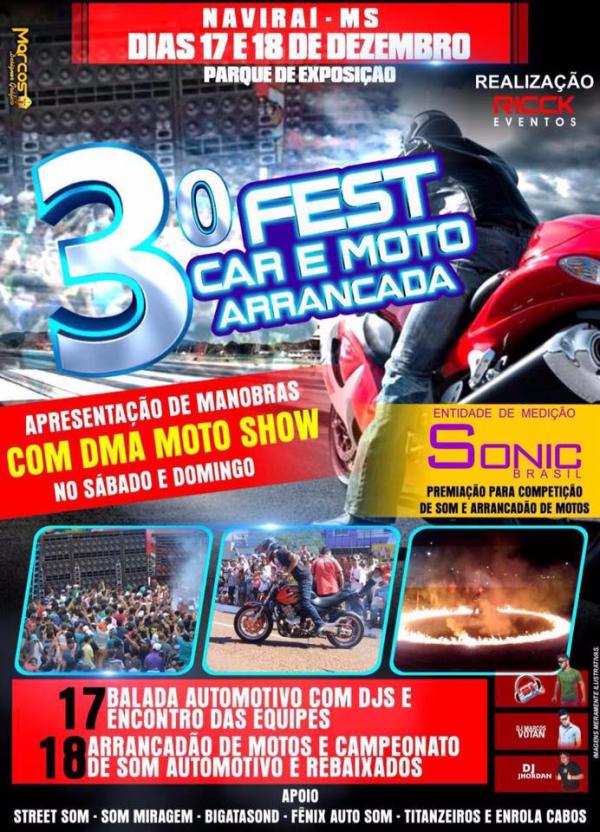 No dia 10 de Novembro, 5º Campeonato de Som Automotivo vai agitar